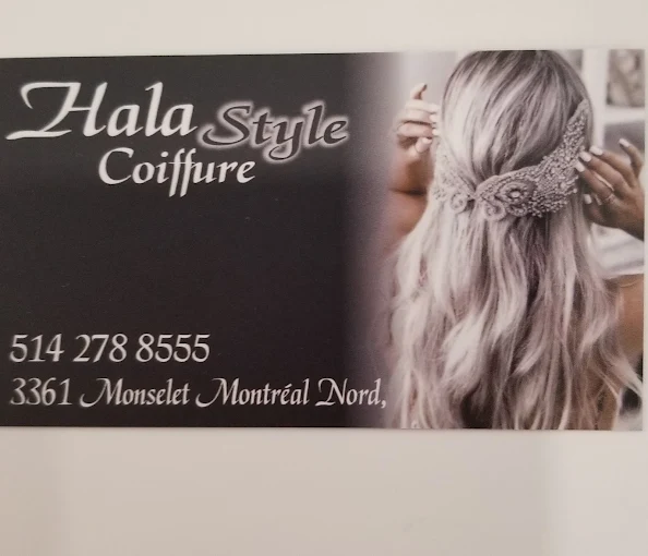 Hala Style Coiffure — carte de visite