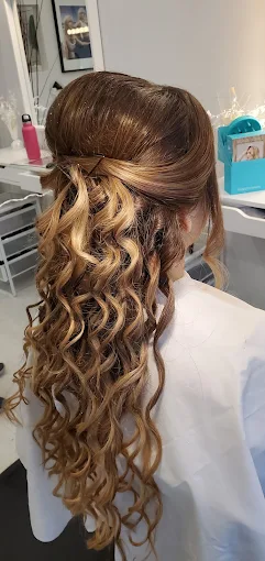 Balayage et boucles